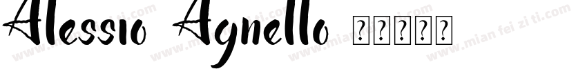 Alessio Agnello字体转换